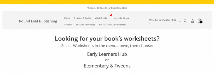 Worksheet help banner